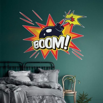 Βόμβα…boom Κόμικς Αυτοκόλλητα τοίχου 75 x 100 cm (39906)