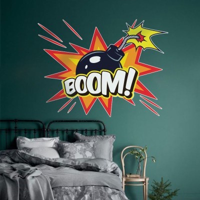Βόμβα…boom, Κόμικς, Αυτοκόλλητα τοίχου, 100 x 75 εκ.