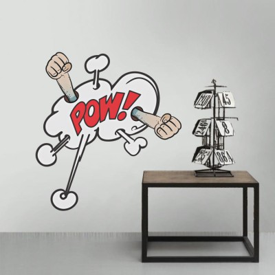 Pow!, Κόμικς, Αυτοκόλλητα τοίχου, 55 x 60 εκ.