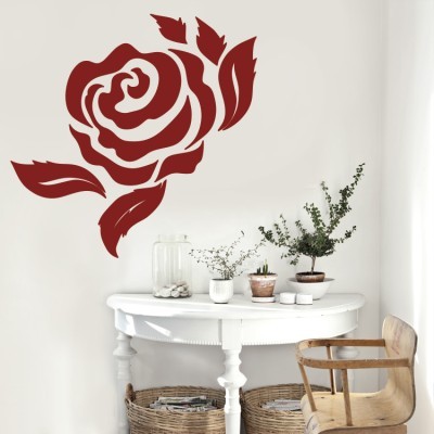 Τριαντάφυλλο, Δέντρα - Λουλούδια, Αυτοκόλλητα τοίχου, 45 x 45 εκ.
