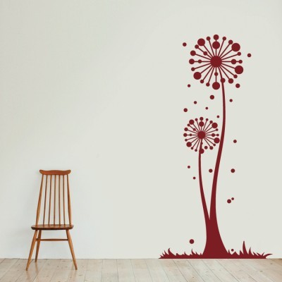 Δέντρα Δέντρα – Λουλούδια Αυτοκόλλητα τοίχου 96 x 50 cm (8761)