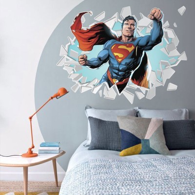 Superman 3D – Τρισδιάστατα Αυτοκόλλητα τοίχου 60 x 80 cm (40066)