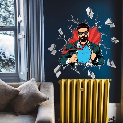 Μεταμόρφωση σε σούπερ ήρωα, 3D - Τρισδιάστατα, Αυτοκόλλ