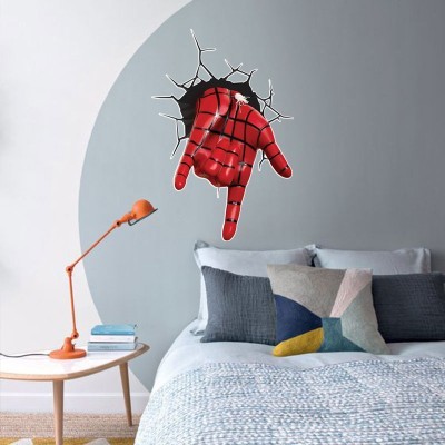 Houseart Spiderman ιστός, 3D - Τρισδιάστατα, Αυτοκόλλητα τοίχου, 60 x 89 εκ.