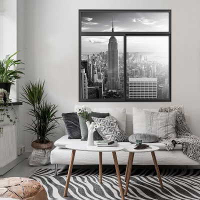 Ψηλά κτίρια, 3D - Τρισδιάστατα, Αυτοκόλλητα τοίχου, 50 