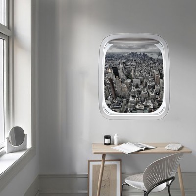 Houseart - ΣΗΜΑΝΤΙΚΟ: Σε περίπτωση διαφοράς τιμής από το κατάστημα ισχύει παντα και μόνο η τιμή του καταστήματος Νέα Υόρκη από ψηλά, 3D - Τρισδιάστατα, Αυτοκόλλητα τοίχ