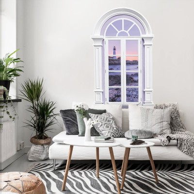 Διακόσμηση παιδικού δωματίου House Art - ΣΗΜΑΝΤΙΚΟ: Σε περίπτωση διαφοράς τιμής από το κατάστημα ισχύει παντα και μόνο η τιμή του καταστήματος Παράθυρο με φάρο, 3D - Τρισδιάστατα, Αυτοκόλλητα τοίχου