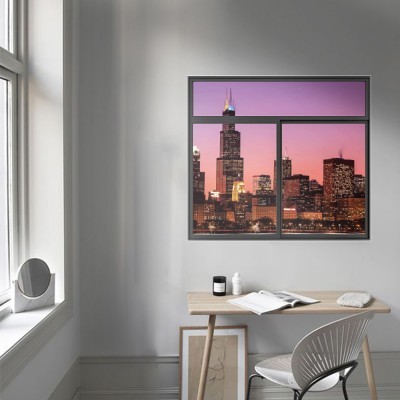 Willis Tower, Chicago 3D – Τρισδιάστατα Αυτοκόλλητα τοίχου 60 x 54 εκ. (49146)