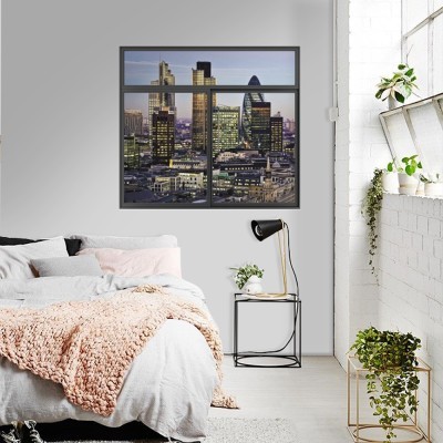 Ουρανοξύστες Λονδίνο 3D – Τρισδιάστατα Αυτοκόλλητα τοίχου 60 x 54 εκ. (49153)