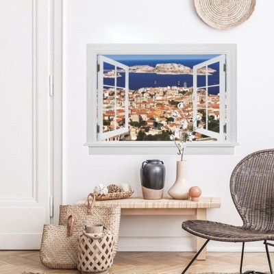 Houseart - ΣΗΜΑΝΤΙΚΟ: Σε περίπτωση διαφοράς τιμής από το κατάστημα ισχύει παντα και μόνο η τιμή του καταστήματος Μασσαλία, 3D - Τρισδιάστατα, Αυτοκόλλητα τοίχου, 60 x 4