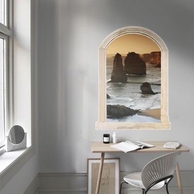 Houseart - ΣΗΜΑΝΤΙΚΟ: Σε περίπτωση διαφοράς τιμής από το κατάστημα ισχύει παντα και μόνο η τιμή του καταστήματος Μελβούρνη, 3D - Τρισδιάστατα, Αυτοκόλλητα τοίχου, 50 x