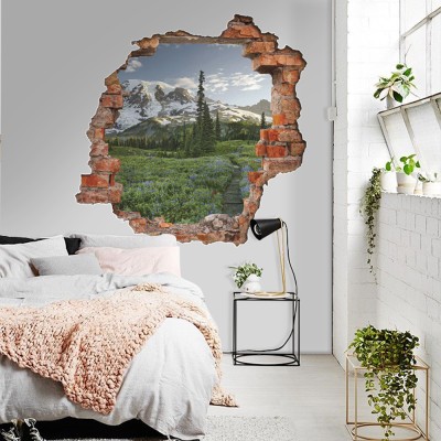 Χιονισμένο Δάσος, 3D - Τρισδιάστατα, Αυτοκόλλητα τοίχου