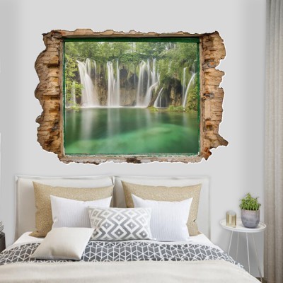 Μαγευτικοί καταρράκτες, 3D - Τρισδιάστατα, Αυτοκόλλητα 