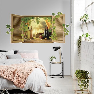 Διακόσμηση παιδικού δωματίου House Art - ΣΗΜΑΝΤΙΚΟ: Σε περίπτωση διαφοράς τιμής από το κατάστημα ισχύει παντα και μόνο η τιμή του καταστήματος Παράθυρο στους Αμπελώνες, 3D - Τρισδιάστατα, Αυτοκόλλητ