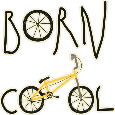 Born Cool, Παιδικά, Αυτοκόλλητα τοίχου, 50 x 50 εκ. (54695)