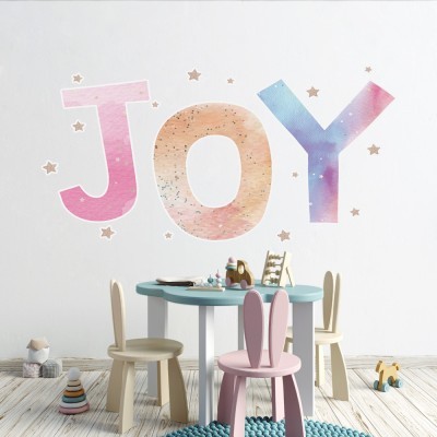 Joy, Παιδικά, Αυτοκόλλητα τοίχου, 50 x 25 εκ. (54686)