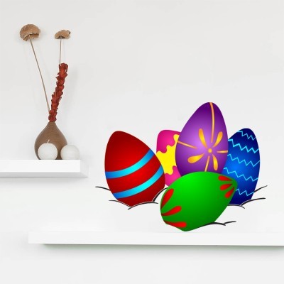 Πασχαλινά αυγά Πασχαλινά Αυτοκόλλητα βιτρίνας 50 x 66 cm (6976)