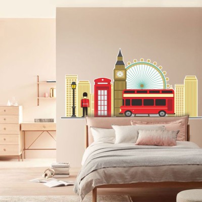 London Πόλεις Αυτοκόλλητα τοίχου 50 x 100 cm (39771)