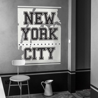 New York City Vintage Πόλεις Αυτοκόλλητα τοίχου 100 x 75 cm (39794)