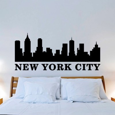 New York city Πόλεις Αυτοκόλλητα τοίχου 31 x 70 cm (16301)