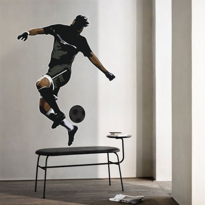 Ποδοσφαιριστής Σπορ Αυτοκόλλητα τοίχου 93 x 70 cm (39642)