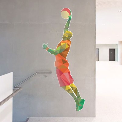Κάρφωμα μπασκετμπολίστα, Σπορ, Αυτοκόλλητα τοίχου, 50 x 119 εκ. (39646)