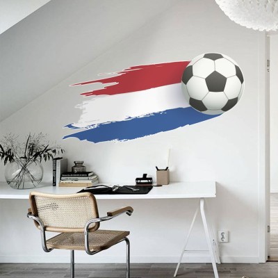 Σημαία Ολλανδίας Σπορ Αυτοκόλλητα τοίχου 50 x 100 cm (39663)