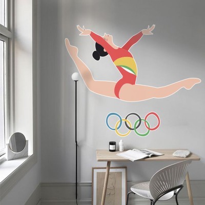 Ενόργανη γυμναστική, Σπορ, Αυτοκόλλητα τοίχου, 100 x 75 εκ.