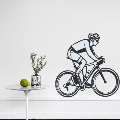 Ποδηλάτης Σπορ Αυτοκόλλητα τοίχου 70 x 70 cm (39674)