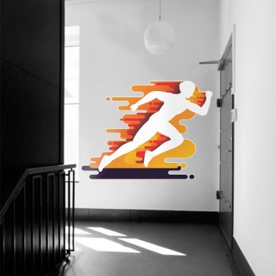 Runner Σπορ Αυτοκόλλητα τοίχου 56 x 75 cm (39677)
