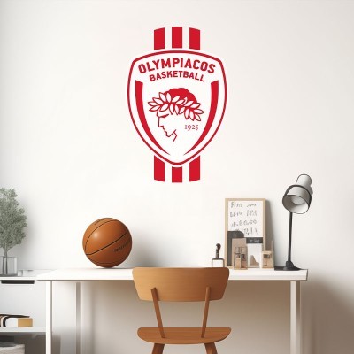Houseart - ΣΗΜΑΝΤΙΚΟ: Σε περίπτωση διαφοράς τιμής από το κατάστημα ισχύει παντα και μόνο η τιμή του καταστήματος Olympiakos, Σπορ, Αυτοκόλλητα τοίχου, 40 x 60 εκ.
