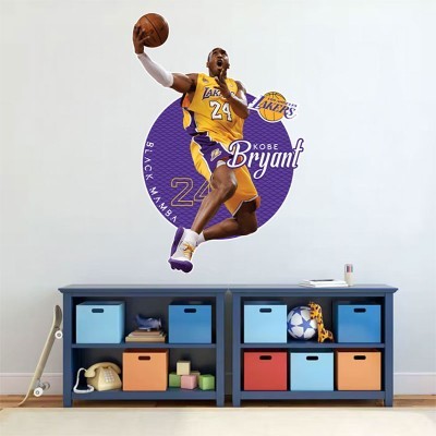 Kobe Bryant, Σπορ, Αυτοκόλλητα τοίχου, 40 x 60 εκ.