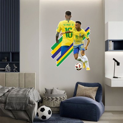 Houseart - ΣΗΜΑΝΤΙΚΟ: Σε περίπτωση διαφοράς τιμής από το κατάστημα ισχύει παντα και μόνο η τιμή του καταστήματος Neymar, Σπορ, Αυτοκόλλητα τοίχου, 40 x 60 εκ.