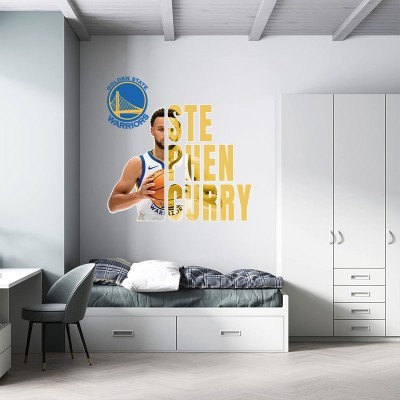 Stephen Curry, Σπορ, Αυτοκόλλητα τοίχου, 40 x 40 εκ.