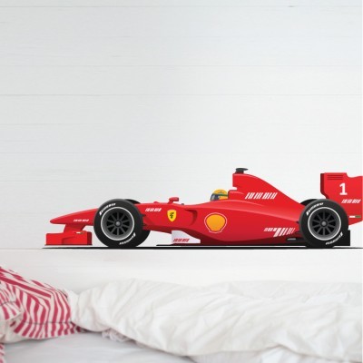 Formula 1 Σπορ Αυτοκόλλητα τοίχου 30 x 119 cm (491)