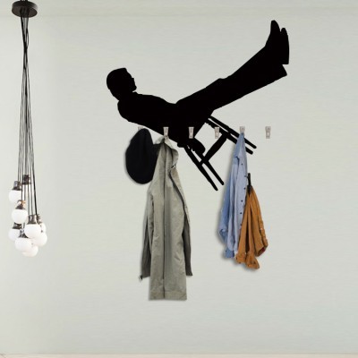 Άνθρωπος σε καρέκλα, Κρεμάστρες, Αυτοκόλλητα τοίχου, 11