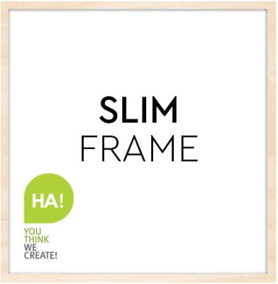 Houseart Τετράγωνη Φυσική Κορνίζα (Λεπτή 1.5cm), Αξεσουάρ, 20 x 20 εκ. Ξύλο Αγιούς