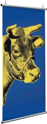 Houseart Yellow Cow on Blue Background (1971), Andy Warhol, Διάσημοι ζωγράφοι, 120 x 250 εκ.