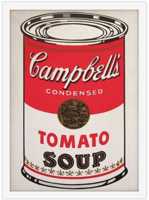 Houseart Campbell\'s soup can tomato, Andy Warhol, Διάσημοι ζωγράφοι, 15 x 20 εκ.