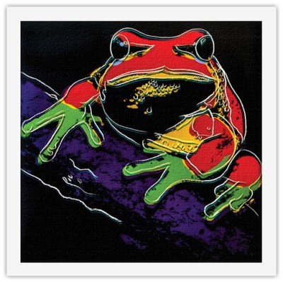 Frog, Andy Warhol, Διάσημοι ζωγράφοι, 40 x 40 εκ.