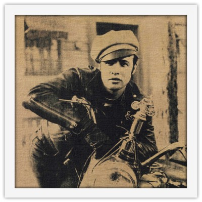 Houseart Marlon Brando, 1966, Andy Warhol, Διάσημοι ζωγράφοι, 40 x 40 εκ.