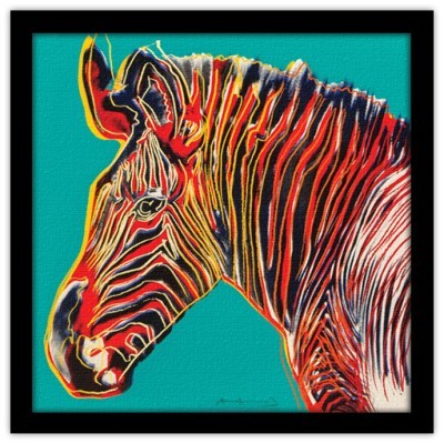 Houseart Zebra, Andy Warhol, Διάσημοι ζωγράφοι, 40 x 40 εκ.