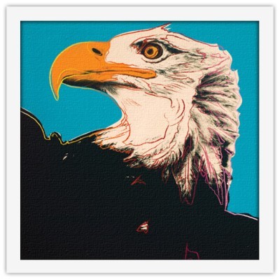 Houseart Eagle, 1983, Andy Warhol, Διάσημοι ζωγράφοι, 40 x 40 εκ.