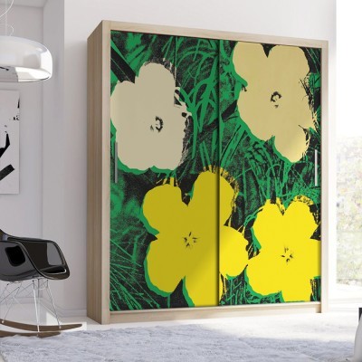 Flowers (2), Andy Warhol, Διάσημοι ζωγράφοι, 100 x 100 