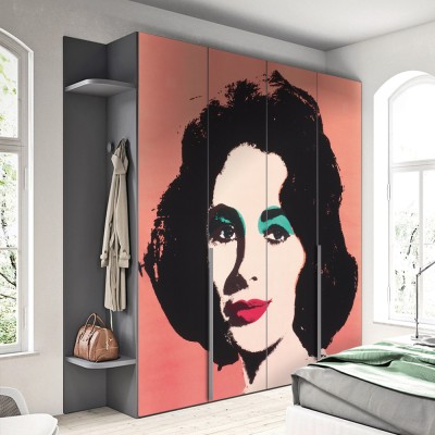 Houseart Liz (Elizabeth Taylor), Andy Warhol, Διάσημοι ζωγράφοι, 100 x 100 εκ.
