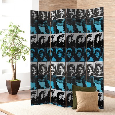 Sixteen Jackies, Pop art, Andy Warhol, Διάσημοι ζωγράφοι, 80 x 180 εκ. [Δίφυλλο]