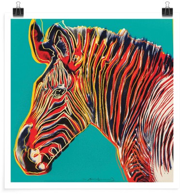 Houseart Zebra, Screenprint, Andy Warhol, Διάσημοι ζωγράφοι, 20 x 20 εκ.