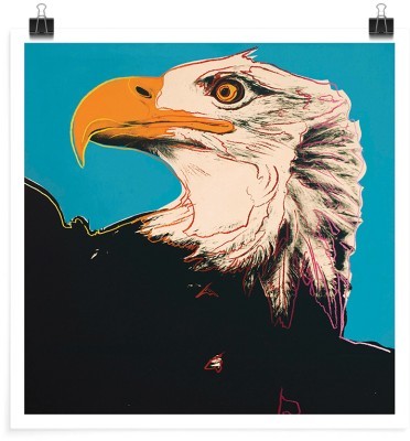 Houseart Eagle, 1983, Andy Warhol, Διάσημοι ζωγράφοι, 20 x 20 εκ.