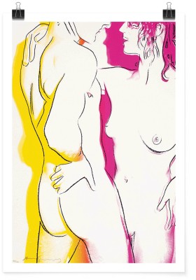 Love one plate 2, screenprint, Andy Warhol, Διάσημοι ζω