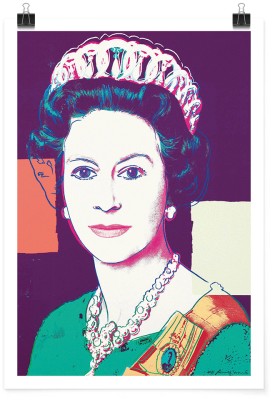 Houseart Queen Elizabeth II of the United Kingdom, 1985, Andy Warhol, Διάσημοι ζωγράφοι, 15 x 20 εκ.